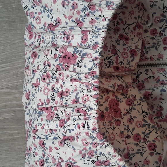 Vintage Pin Up Style Ditsy floral mini bustier corset dress - Picture 4 of 8